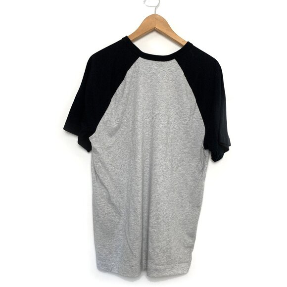 Roots Organic Cooper Blocked T-Shirt (Grey & Black) - Picture 2 of 5